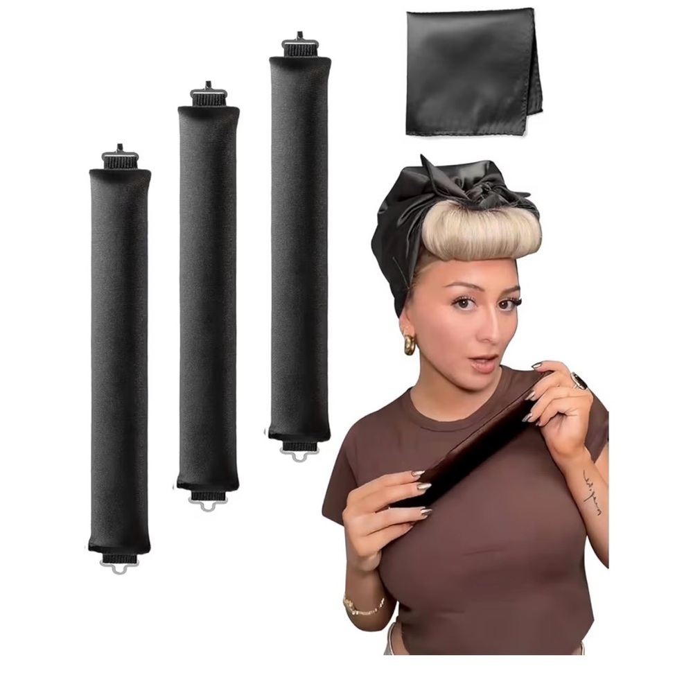 NWT 3-Pcs Hair Rollers Set